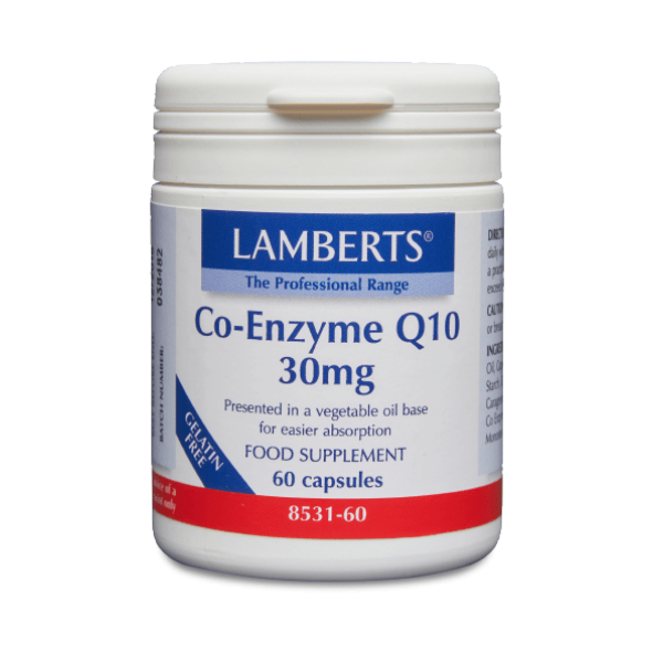 Lamberts Co-Enzyme Q10 30mg 60 Capsules